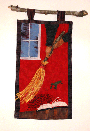Wall Hanging by Aggie Stachura and her husband Lee Tobin